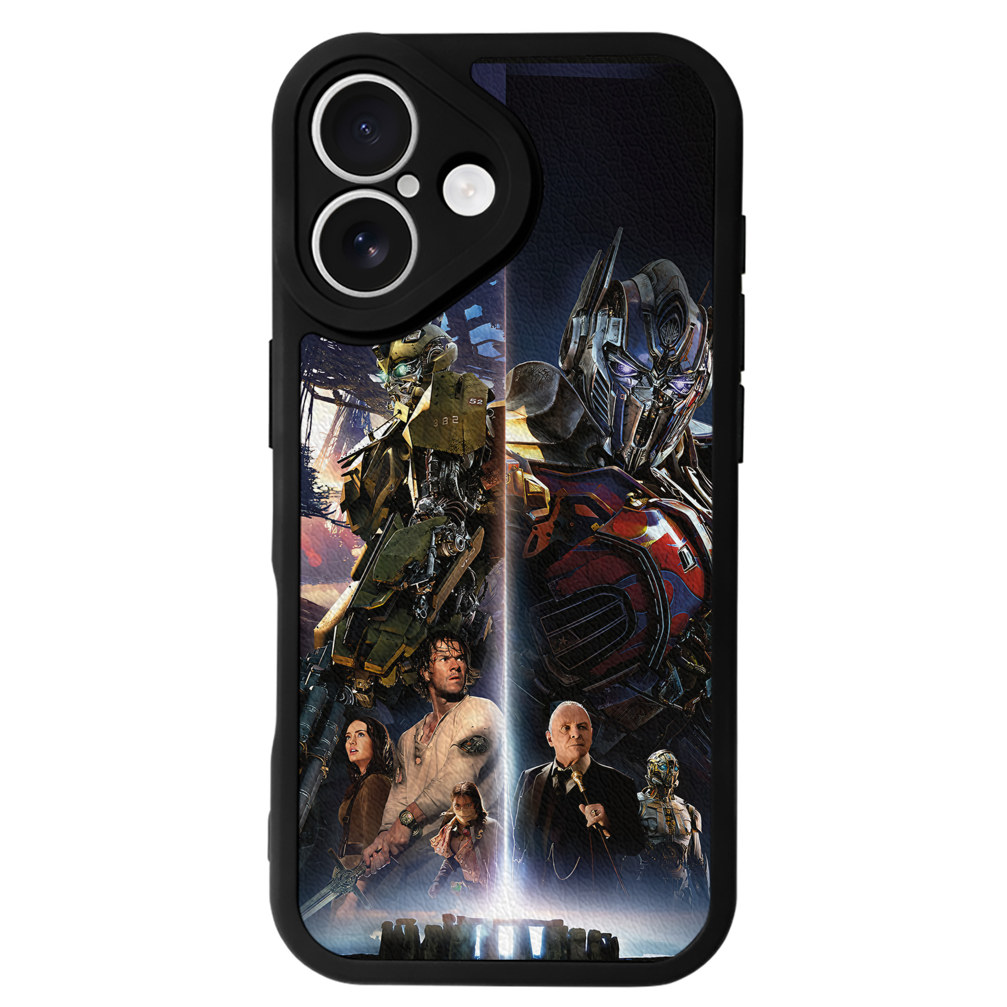 （画像用） Transformers トランスフォーマー 【iPhone 16シリーズ対応】シリコンスマホケース（レザー調） 材質：シリコン
